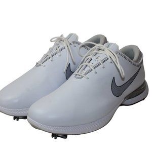 Nike Air Zoom Victory Tour 2 Golf Shoes White/Black/Grey Men's 10 NEW!